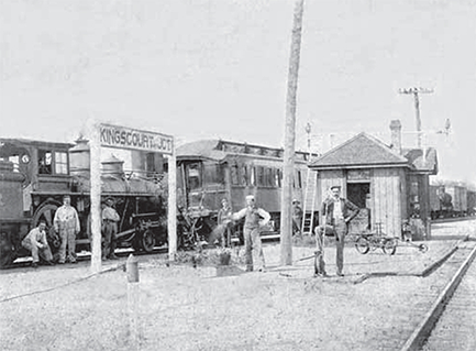 Kingscourt Junction, a trainstation.