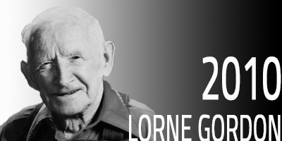 2010 inductee Lorne Gordon