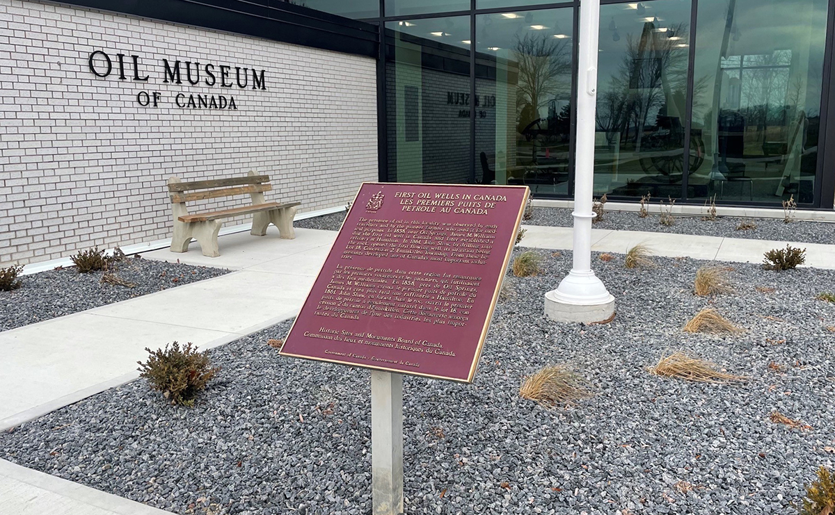 National Historic Site designation plaque 