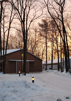 Barn outside LHM