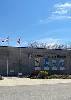 Exterior of the Lambton Heritage Museum. 
